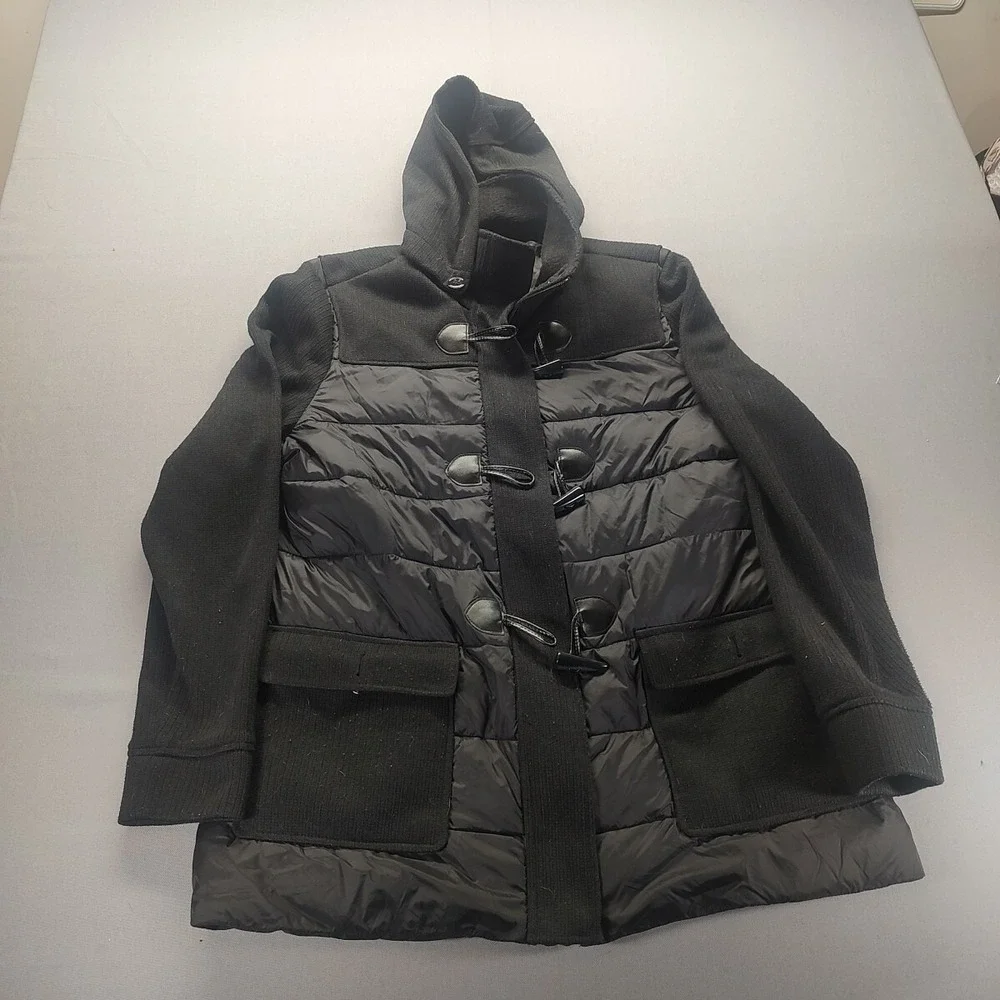 Land's end Women's Black Winter Coat‎ Size Large